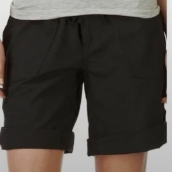 THE NORTH FACE Women's Horizon II Roll-Up Shorts Outdoor Hiking Black Size 8 - Picture 2 of 5